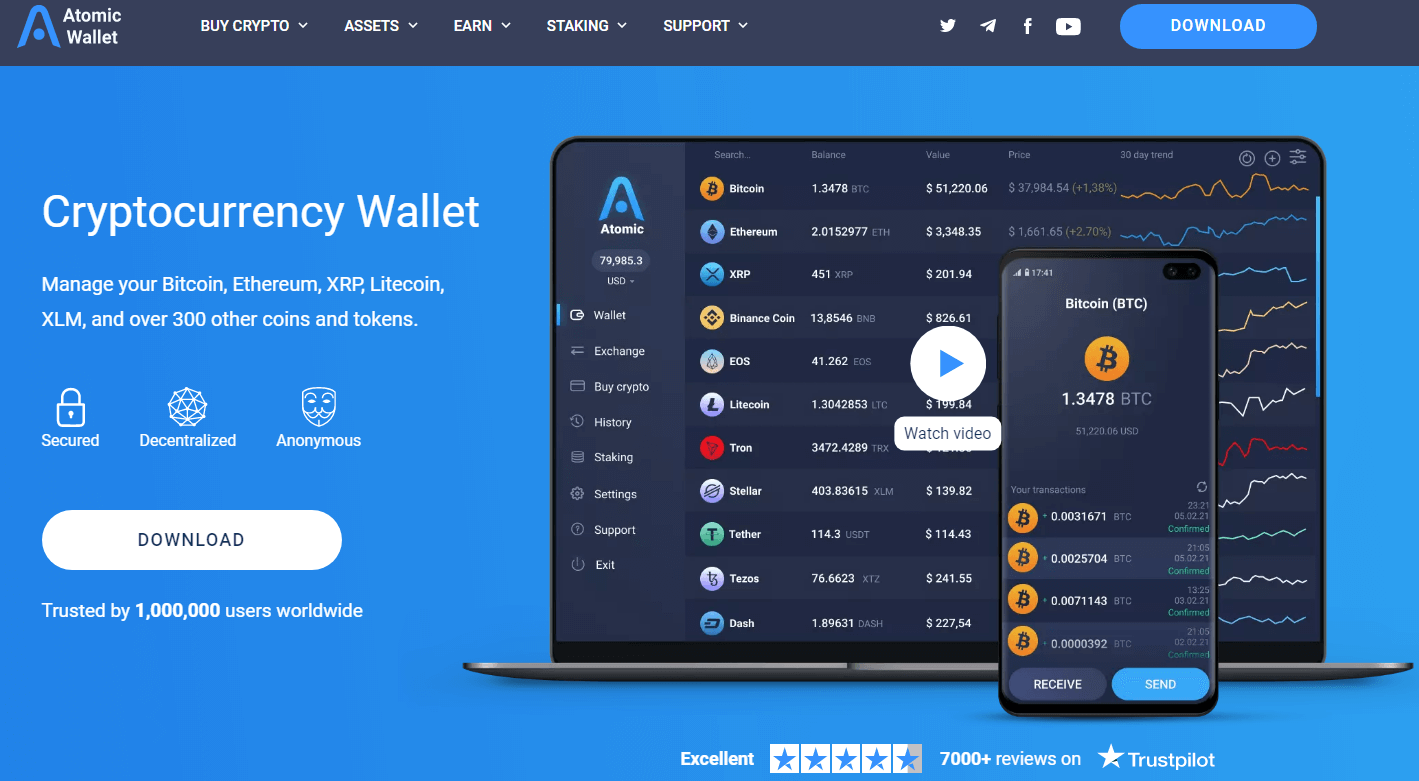Atomic Wallet Reviews all you need to know
