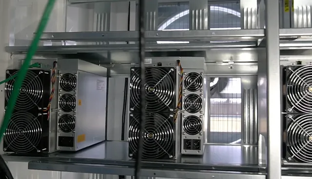 Installing Bitcoin ASIC mining rigs Bitmain Antminers in the Digital Shovel pod