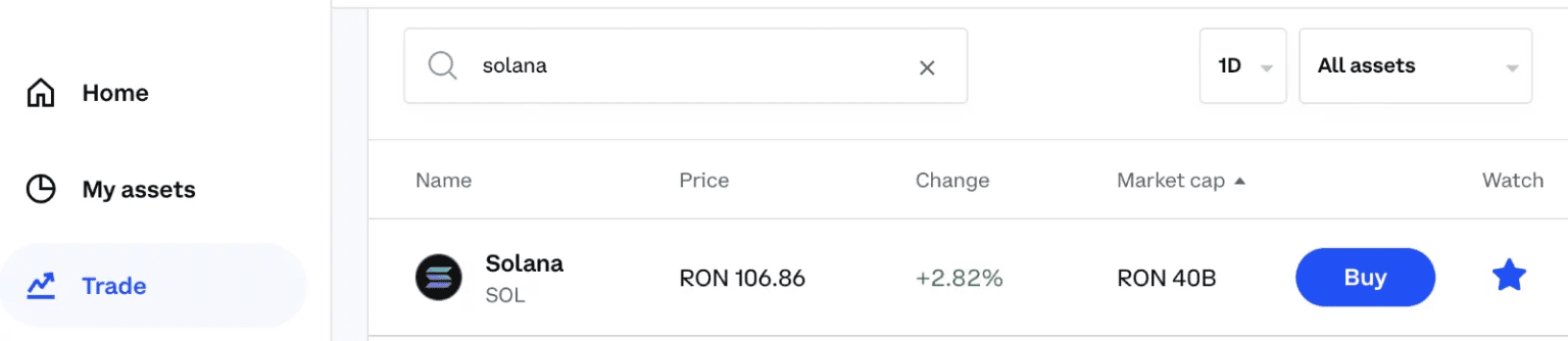 Step 2: Verify that the exchange platform and wallet support the currency you intend to transfer.