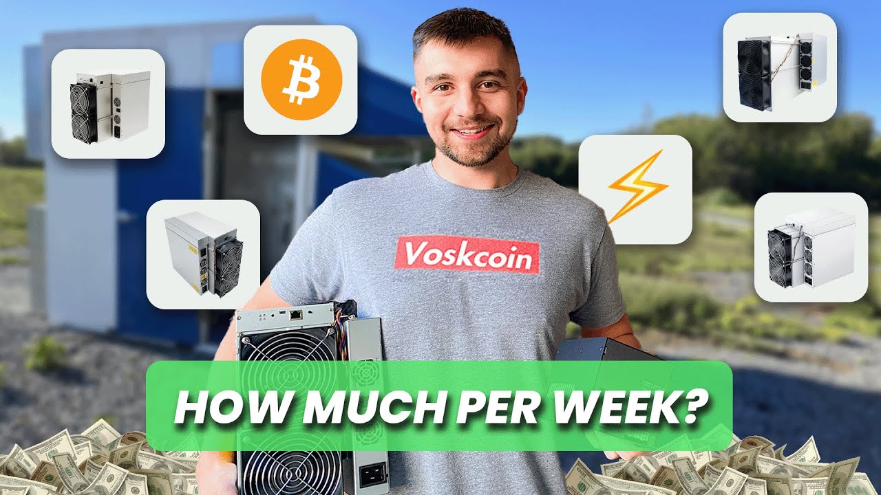 How Much My Bitcoin Mining Farm Earned Last Week